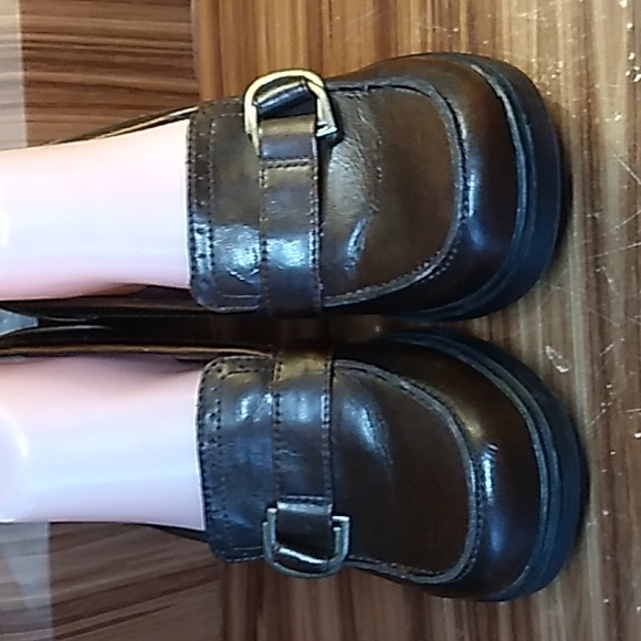 Vintage 1990s Y2K Mudd flat toe chunky heels - Picture 2 of 8